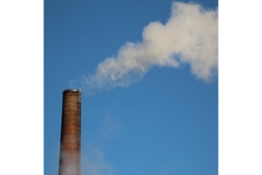 Image A pipe in the sky releasing gass.